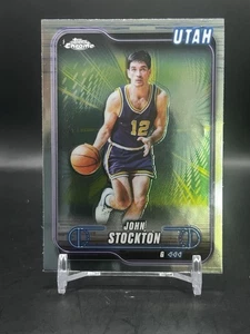2024-25 Topps Chrome JOHN STOCKTON - #46 - Utah Jazz - Picture 1 of 2