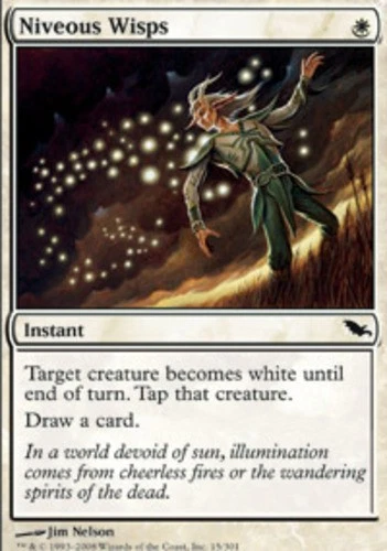 Niveous Wisps - Shadowmoor #15/301 MTG Magic The Gathering - Image 1 of 1
