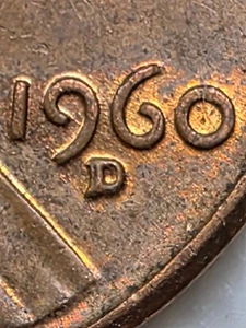 1960-D/D/D Lincoln Cent Repunched Mintmark RPM  BKD3 - Picture 1 of 4