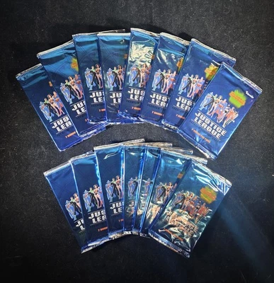 Tarjetas coleccionables premium de Justice League - Lote de 15 paquetes sellados - Tintas Foto 1 de 2