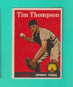 1958 Topps # 57 Tim Thompson Detroit Tigers Ex - Imagen 1 de 2