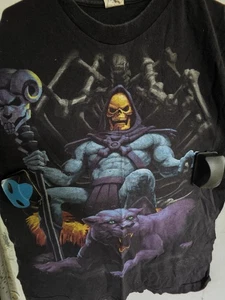 MEGA RARE Vintage Y2K Masters Of The Universe Skeletor T-Shirt L MOTU - Picture 1 of 4