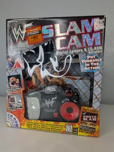 Cámara digital y CD ROM de lucha libre WWF Slam Cam 1999 WWE raro años 90 WWE WCW NOS - Imagen 1 de 1