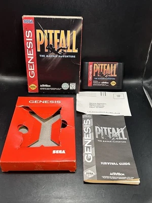 Pitfall: The Mayan Adventure (SEGA Genesis) CIB with REG CARD TESTED - Image 1 of 4