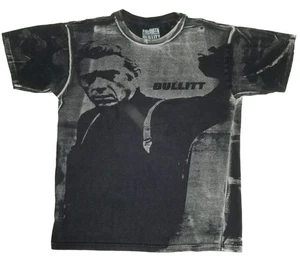 Steve McQueen BULLITT T-Shirt AOP All Over Print Movie Memorabilia Mens MD - Picture 1 of 10