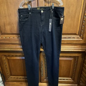 Pantalones de mezclilla Kut from the Kloth para mujer talla 14 azul pierna recta tiro medio informales - Imagen 1 de 9