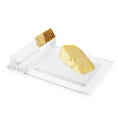Clear Cheese & Cracker Tray Set (Cheese and Cracker Tray) - Image 1 of 4