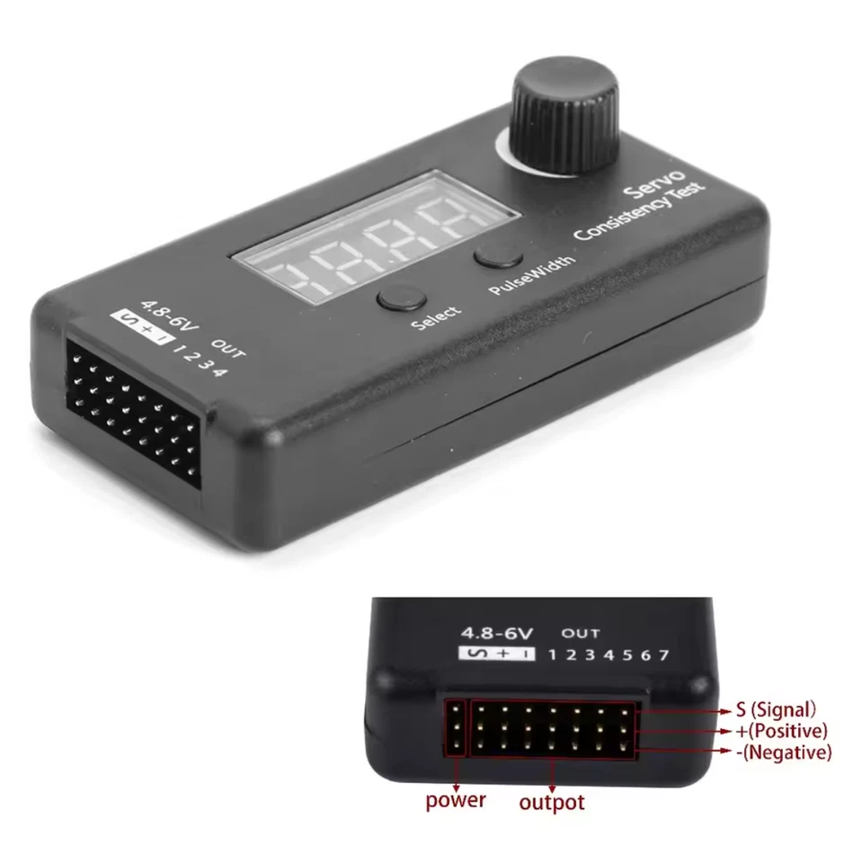 Digitaler Servotester ESC Tester für FPV RC Helikopter Flugzeug Auto - Bild 1 von 1