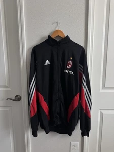 Vintage 2000er AC Mailand Adidas Trainingsjacke Gr. XL - Bild 1 von 9