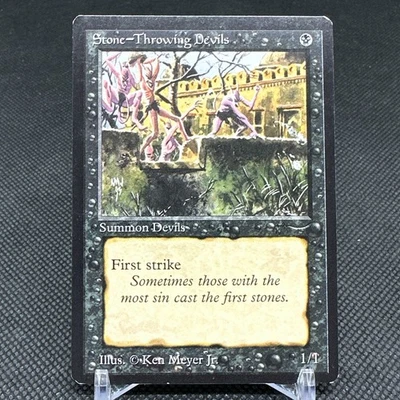 Stone Devils ARN Throwing Arabian Nights Devil 1/T English MTG Card #C3D1 - Image 1 of 4
