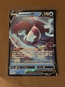 Pokémon TCG Ultra Rare Lumineon V #40/172 Brilliant Stars NM - Picture 1 of 2