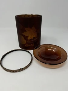 NUEVO Calentador de cera retirado Scentsy Lampshade Collection AUTUMN GLOW nuevo en caja - Imagen 1 de 6