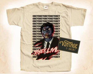 They Live T SHIRT T-Shirt Poster Vintage Natur Shirt Größen S - 5XL - Bild 1 von 2