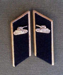 Kragenspiegel  Panzertruppen Uniform Parade Offizier Soldat  UDSSR Sowjet Armee - Imagen 1 de 1