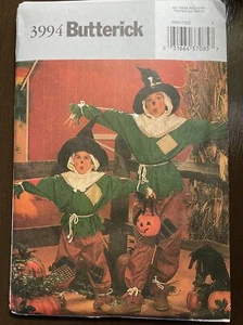 Butterick Kostüm Vogelscheuche Muster Kind 3994 Gr. 4-14 Neu UC - Bild 1 von 5