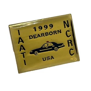 Dearborn Michigan Police Auto Theft Investigators IAATI Enamel Lapel Hat Pin - Picture 1 of 7