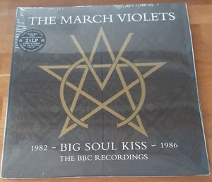 The March Violets - Big Soul Kiss Ltd Edition 2 X Yellow Vinyl LP NEW/SEALED  - Picture 1 of 4
