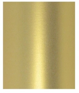 10 X MAJESTIC REAL GOLD COLOUR PEARLESCENT SHIMMER DOUBLE SIDED PAPER 120GSM - Picture 1 of 1