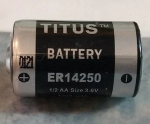 Titus 500ai Dive Computer Battery ER14250 Scuba Divers Boating Nautical - Picture 1 of 4