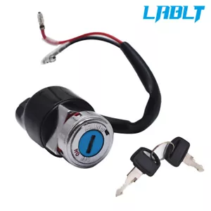 LABLT Ignition Key Switch W/ Key For 1969-1976 Honda CT90 CL90 CB100 SL125 CL125 - Foto 1 di 9