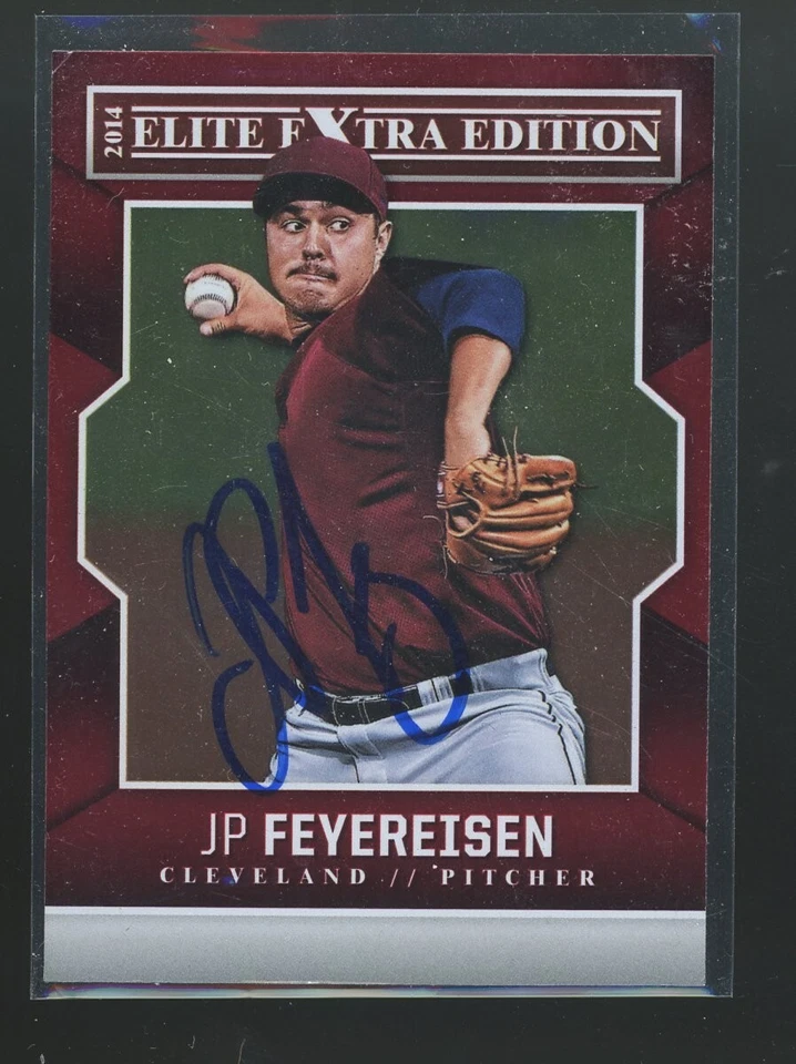2014 Panini JP J.P. FEYEREISEN Signed Card autograph auto RAYS BREWERS - Image 1 of 1