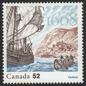 400 años de asentamiento francés = 5º sello de 5 años conjunto = MNH Canadá 2008 #2269 - Imagen 1 de 1