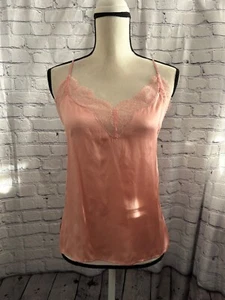 Cami NYC Pink 100% Silk Lace Sleeveless Cami Tank Top Size XS - Picture 1 of 7