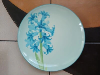 Noritake Colorwave Hyacinth Salad Accent Plate, Turquoise #8093, 8.25 Inches