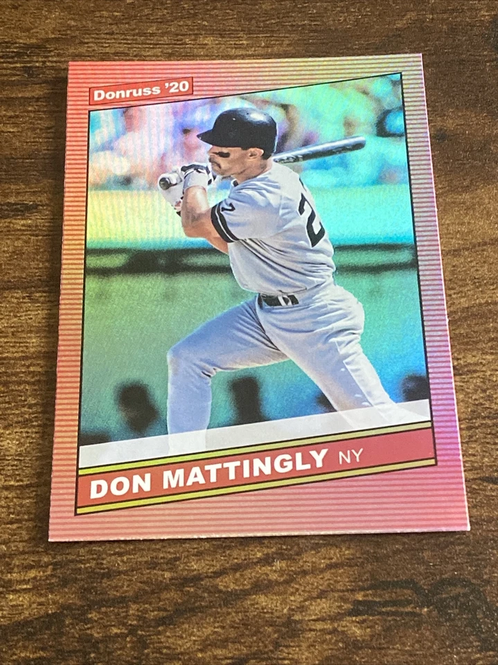 2020 Donruss Holo Pink #216 Don Mattingly Retro C3960* - Image 1 of 1