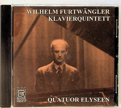 Wilhelm Furtwangler: Klavierquintett -Quatuor Elyseen CD (Daniele Bellik)  - Image 1 of 3