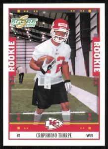 2005 Score Glossy #382 Craphonso Thorpe - Picture 1 of 2