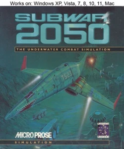 Subwar 2050 Complete PC Game MicroProse 1993 Windows 10 11 - Bild 1 von 3