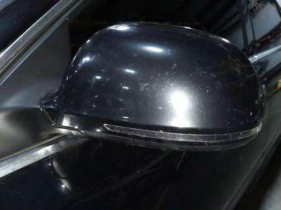 2009 Audi A8 OEM Left Hand Drivers Side Power Door Mirrow Black 2008 2010 - Imagem 1 de 4