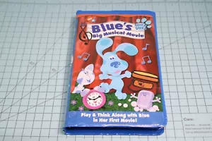 Blues Clues - Blues Big Musical Movie, Nickelodeon, Vintage (VHS, 2000) Tested - Picture 1 of 11