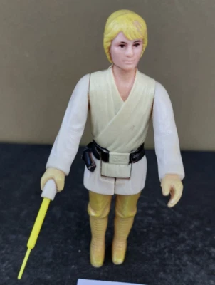 VINTAGE STAR WARS - LUKE SKYWALKER - SMILE - HONG KONG COO - BLONDE HAIR - Image 1 of 4