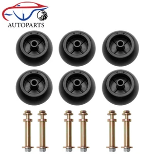 6Pcs Mower Deck Wheels Kit Fits Exmark 103-3168 116-9981 Kubota Anti Scalp Wheel - Picture 1 of 8