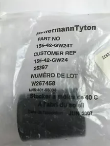 Stivale termoretraibile 155-42-GW24 dritto 31 mm nero Hellerman £ 5,25 Z3256 - Foto 1 di 1
