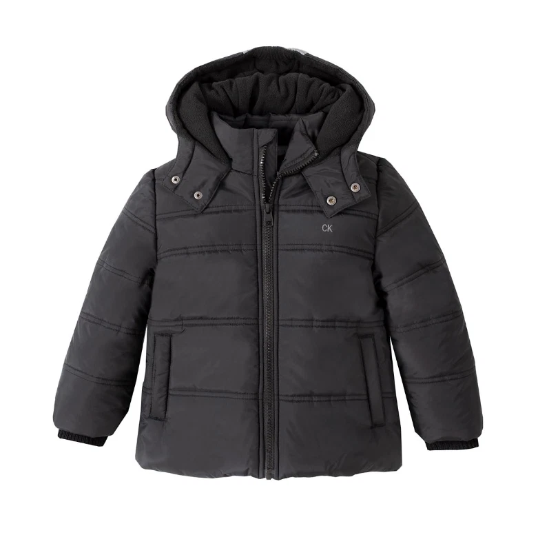 New Calvin Klein Jeans Big Boy's Puffer Jacket Size S, M, L, and XL MSRP $110 - Image 1 of 1