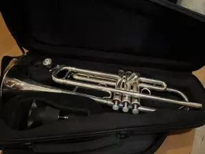 YAMAHA YTR-800GS Trumpet Silver with Mouthpiece Hard Case - Picture 1 of 8