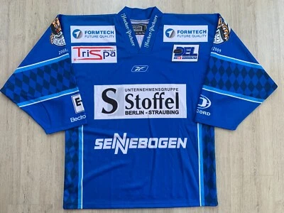 DEL Bundesliga Straubing Tigers Eishockey Trikot Hockey Jersey Gr. 52 #31 VOCE - Bild 1 von 4