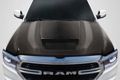 For 2019-2023 Ram 1500 Carbon Creations SRT Ram Air Hood - 1 Piece - Image 1 of 4
