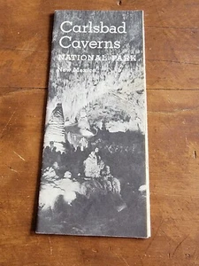 Carlsbad Caverns National Park, New Mexico Vintage 1963 Reiseprospekt - Bild 1 von 6