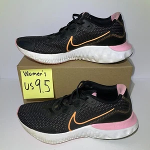 Nike Renew Black & Pink Women's Athletic Shoe Size 9.5 Style CK6360-001 - Picture 1 of 8
