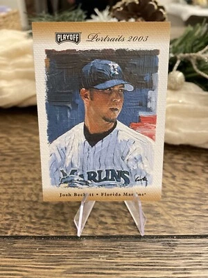 2003 Playoff Portraits Josh Beckett Authentic Game Worn Jersey /100! Marlins! 🔥 - Image 1 of 2