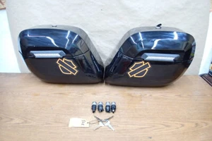 BOLSO LAMINAR HARLEY DAVIDSON VIKING ALFORJA CON LLAVE LAM850P MONTAJE AJUSTABLE - Imagen 1 de 12