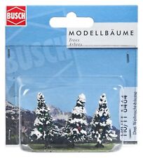 Busch 6464 - 3 Snowy Christmas Trees, Vehicle