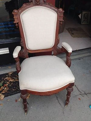 John Jeliff Renaissance Revival chair 1850's - Image 1 of 4