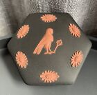 *Rare* Wedgwood Egyptian Black Basalt & Terracotta  Lidded Box Ba-Bird, Horus
