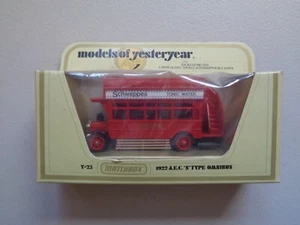 MATCHBOX Y-23 1922 A.E.C. OMNIBUS TIPO S.1978. USATO PER ESPOSIZIONE IN SCATOLA. - Foto 1 di 14