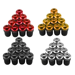 10x Motorcycle Windscreen Screws Fasteners Nuts Fairing Kit 5mm Screws Bolt Kit - Picture 1 of 16